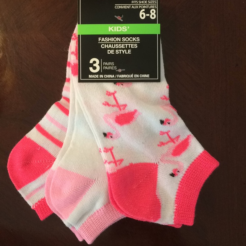 Kids Flamingo fashion socks